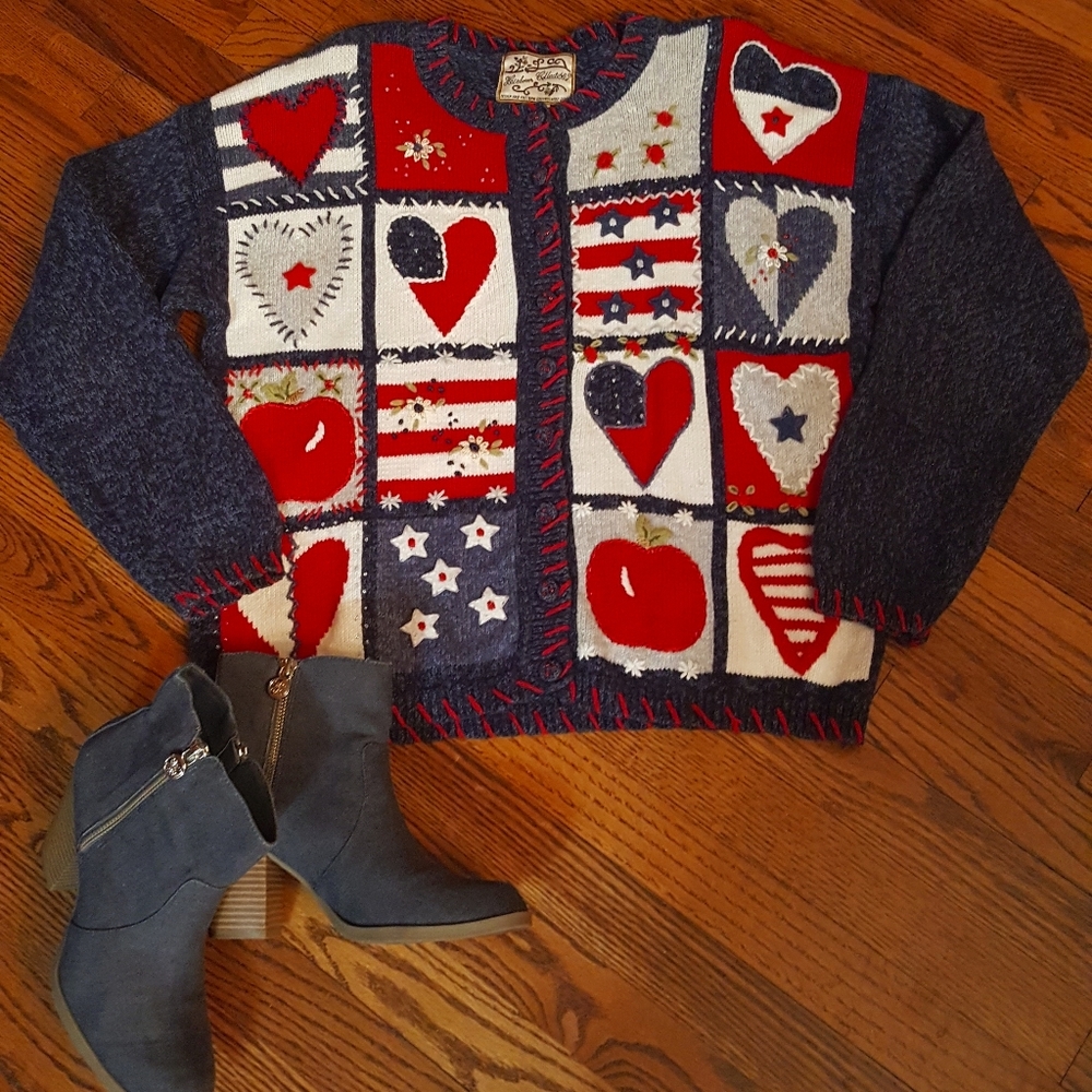Vintage Heirloom Collectibles Cardigan